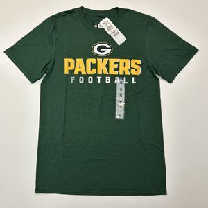 Green Bay Packers Shirt Adult Small NFL Football Spellout Logo Tee Men
